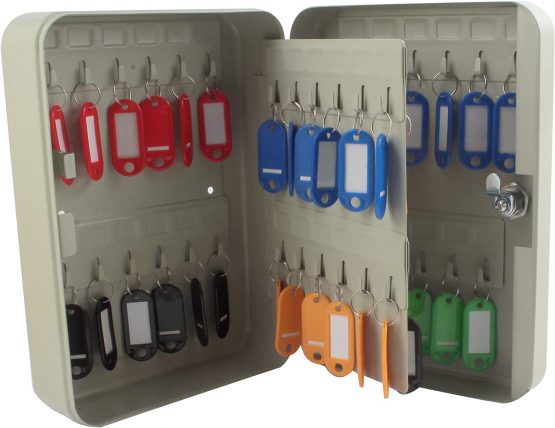 Q Connect 48-Key Cabinet Pearl - Grey