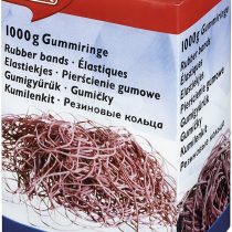 Herlitz 60mm Rubber Band - Red (Box of 1Kg)