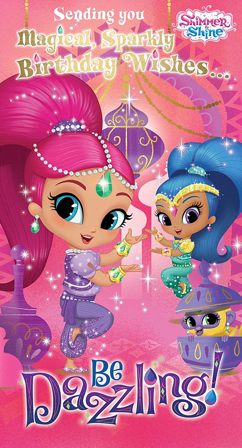 Shimmer & Shine SI006 General Birthday, Multi Colour