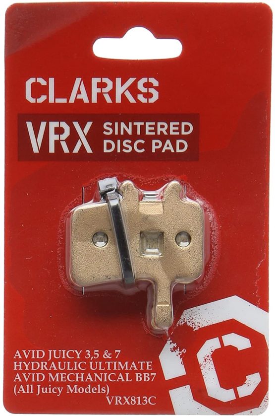 Clarks Sintered Disc Brake Pads W/ Carbon for Avid Bb7/All Juicy, Spring Inc.