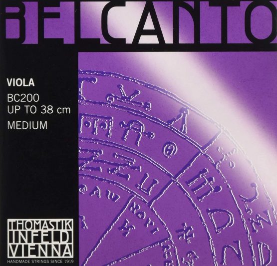 Thomastik Strings for Viola Belcanto set 4/4 medium, high-quality all-round string, recilient, durability