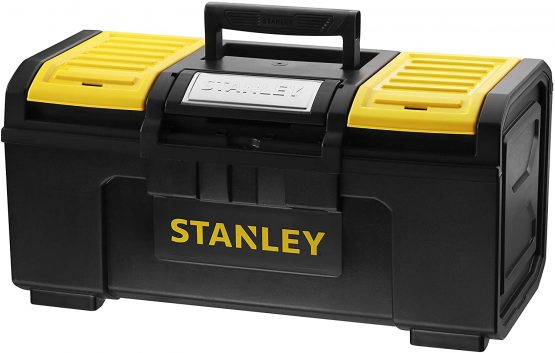 STANLEY DIY Toolbox, 1 Touch Latch, 2 Lid Organisers for Small Parts, 19 Inch, 1-79-217