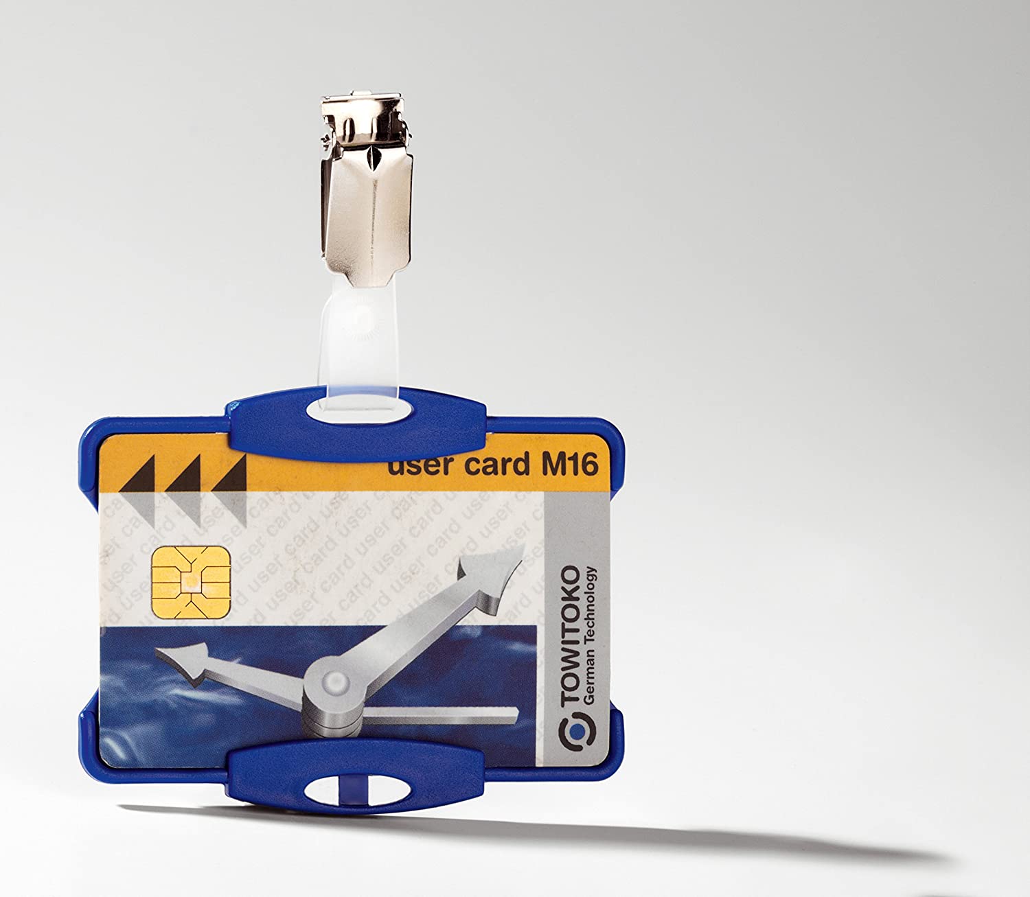 Durable Duo Security Pass Holder 54 x 85 mm Blue, For 1 card - Image 3