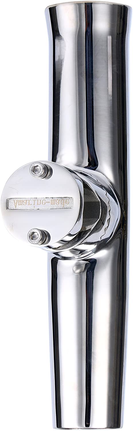 2Pack Stainless Steel Transom Mounted Marine Fishing Rod Holder Tournament Style