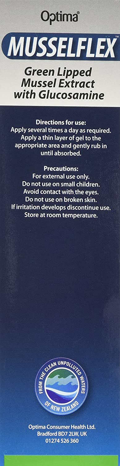 Optima MusselEx Gel, Natural, Cruelty Free, Green Lipped Mussel Extract, Tissue & Joint Massage, 125 ml, 125 ml (Pack of 1) - Image 4