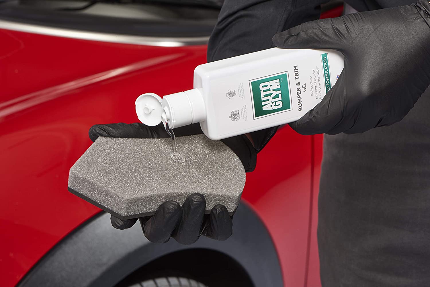 Autoglym Bumper & Trim Gel, 325ml - Car Trim Restorer Revives Colour and Protects Exterior Car Bodywork, white, 325 ml - Image 3