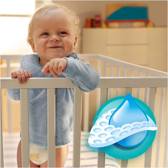 Pampers Baby Dry Size 5 + Nappies with Absorbing Channels 68 units - Image 2