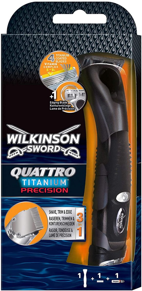 Wilkinson Sword Quattro Titanium Precision Men's Razor