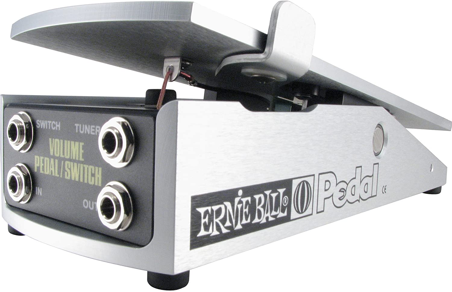 Ernie Ball Mono 250K Volume Pedal with Switch, White