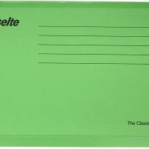 Esselte 90337 Classic Reinforced Suspension File, Foolscap, Tabs Included, Green, Pack of 25, 360 x 240 mm