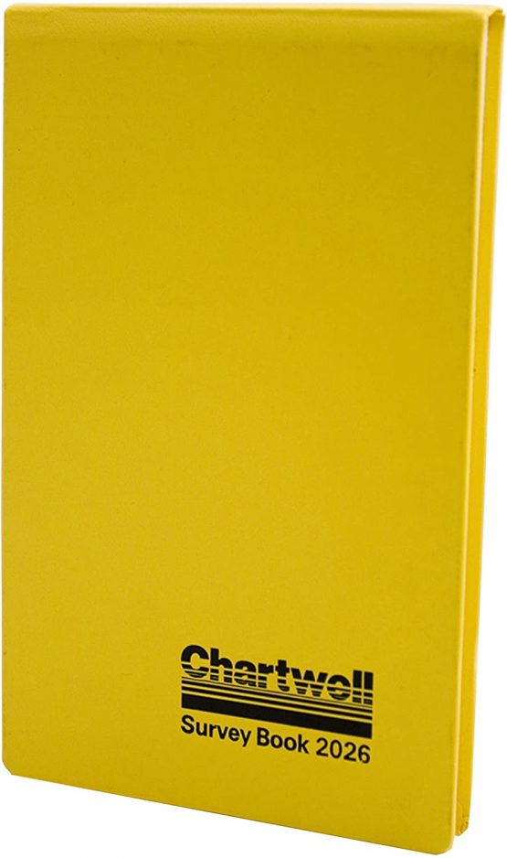 Exacompta Chartwell Field Survey Book, 130x205mm, Plain with 2 Lines, Yellow