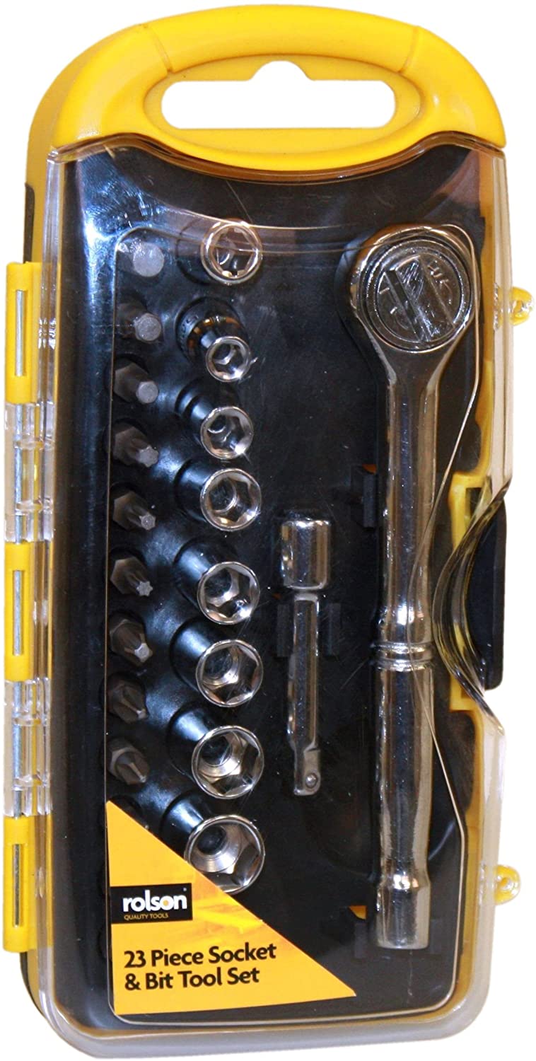 Rolson 36099 23 pc Socket and Bit Set, Variety Pack - Image 3