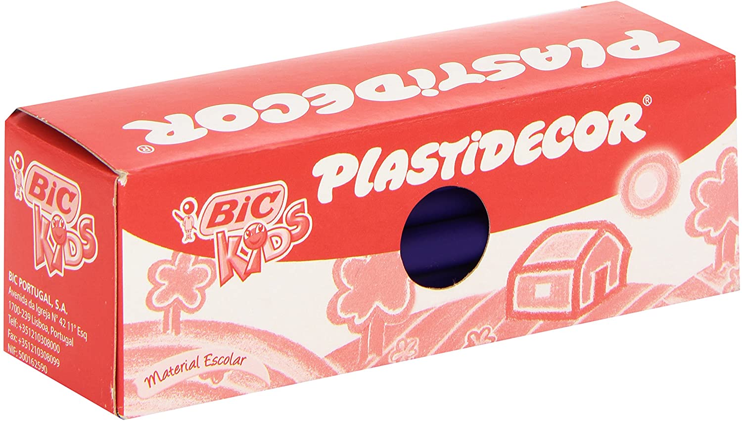BIC 816972 – Box of 25 Pencils Plastidecor 05, Purple, 1 Unit, Violet - Image 2