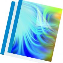 Fellowes Prestige 53171 Thermal Binding Covers 150 Micron PVC Front 220 g/m² Leather Structure Rear - Blue