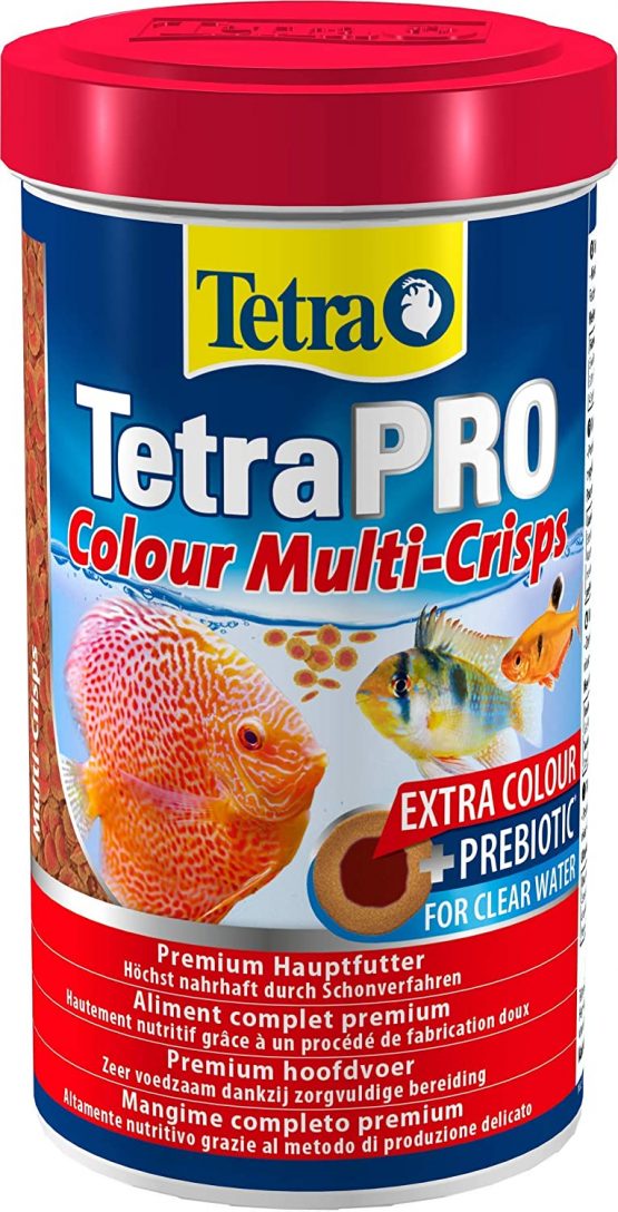 Tetra Pro Color premium food (flake food for all tropical ornamental fish, fish food with color concentrate for beautiful, colorful fish), 500 ml