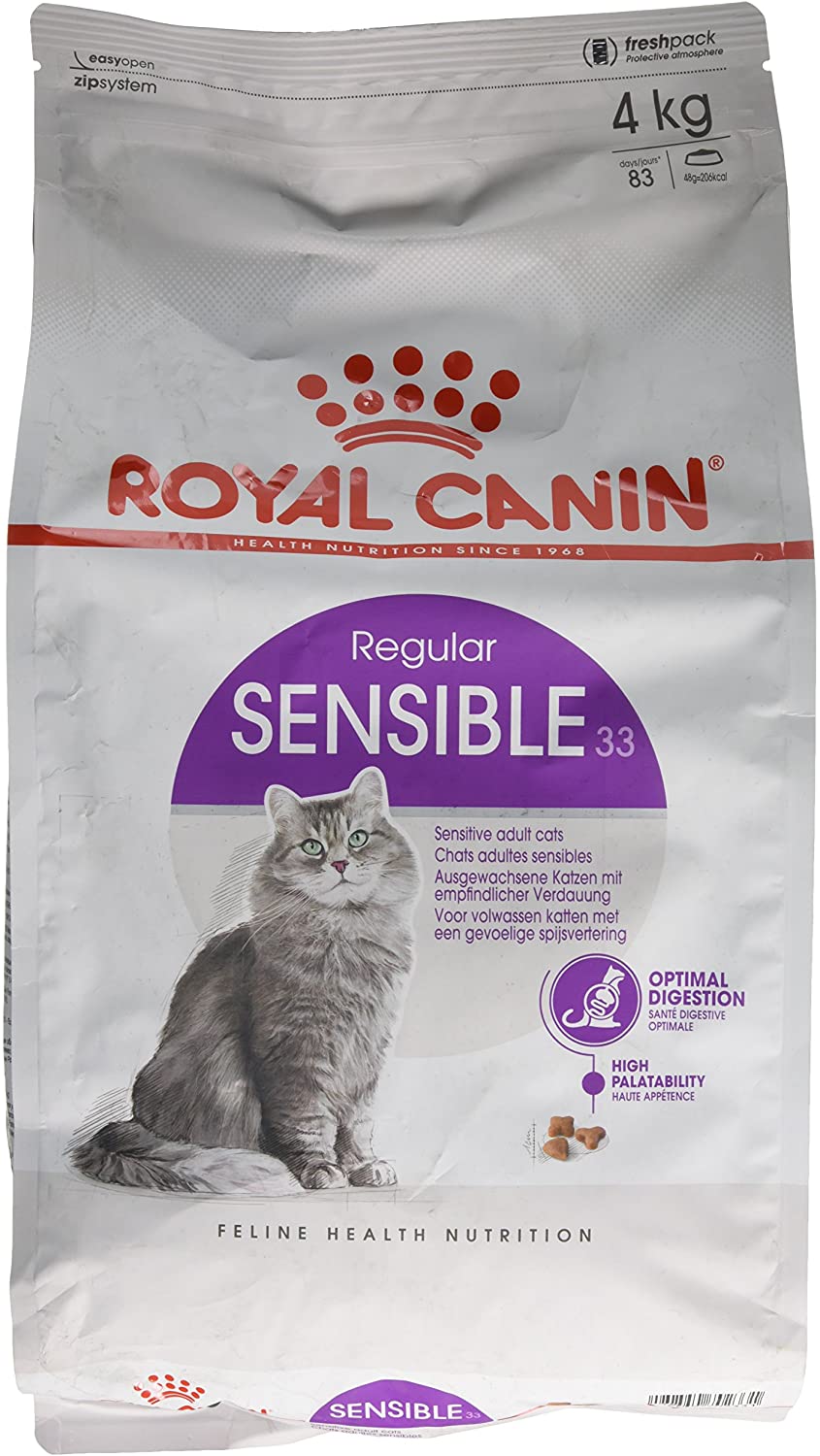ROYAL CANIN Cat Food Sensible 33 Dry Mix 4kg, May Vary, 4 kg (Pack of 1)