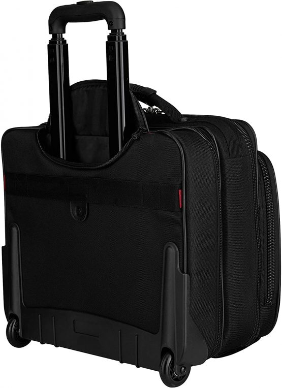 Wenger 600659 GRANADA 17 Inch Wheeled Laptop Case, Padded Laptop Compartment and Overnight Compartment in Black/Grey {24 Litre} - Image 4