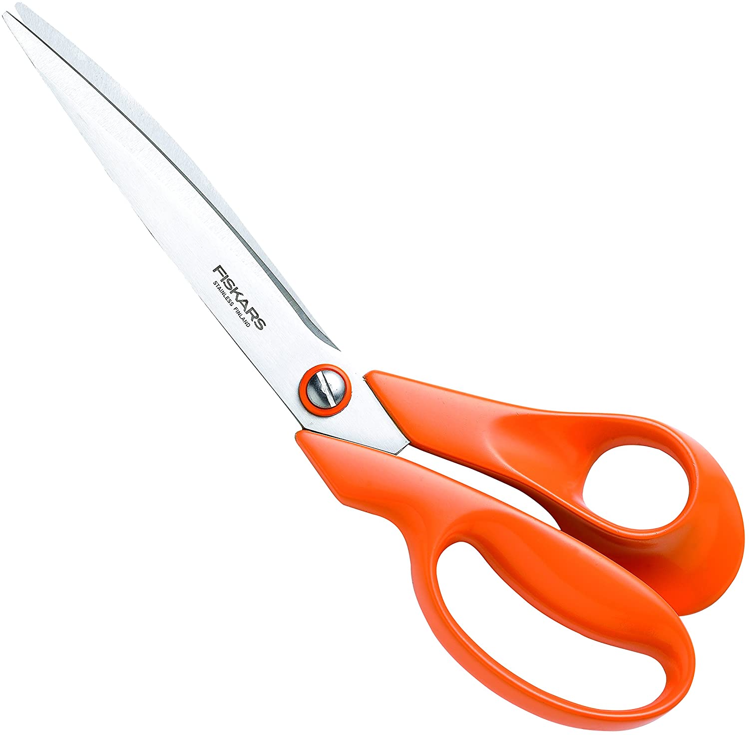 Fiskars Tailor Scissors, Length: 27 cm, Stainless Steel Blade/Plastic Handles, Orange, Classic, 1005145, 9.4 x 27 x 2.1 cm