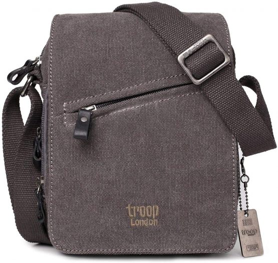 TRP0239 Troop London Classic Canvas Across Body Bag