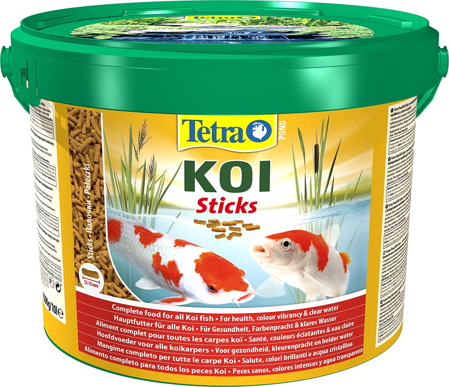 Tetra Koi Pond Fish Food Sticks 1.5kg - biologically balanced for koi fish, various colours, 1.5 kg (Pack of 1)