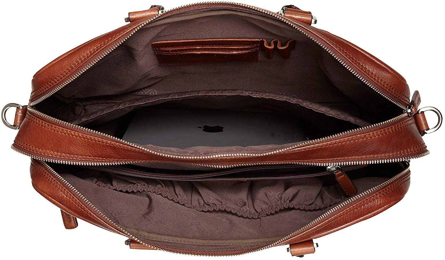 Picard Buddy Men's Laptop Bag, Buffalo Leather, One Size, with Zip, Laptop Bag, Business, Cognac, Standard Size, Business - Image 2