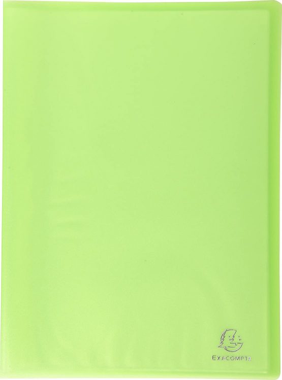 Exacompta Translucent Semi-Rigid PP Display Book, A4, 100 Pockets - Assorted Colours, Pack of 8 - Image 4