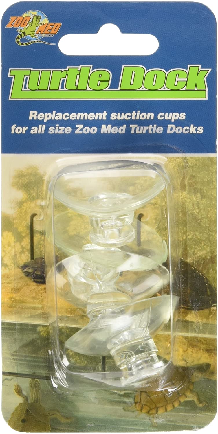 Zoomed Island Turtle Dock Suction Cups, 4-Piece, Black