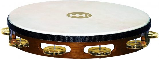 Meinl Headed Wood Tambourines with Brass Jingles