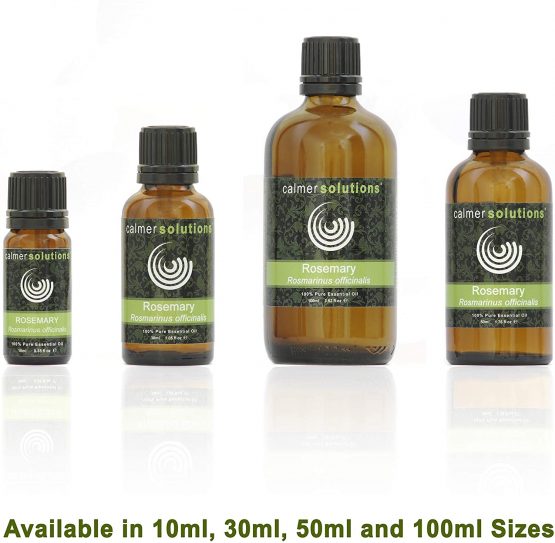 Calmer Solutions Rosemary 100% Pure Essential Aromatherapy Oil 10ml - Image 3