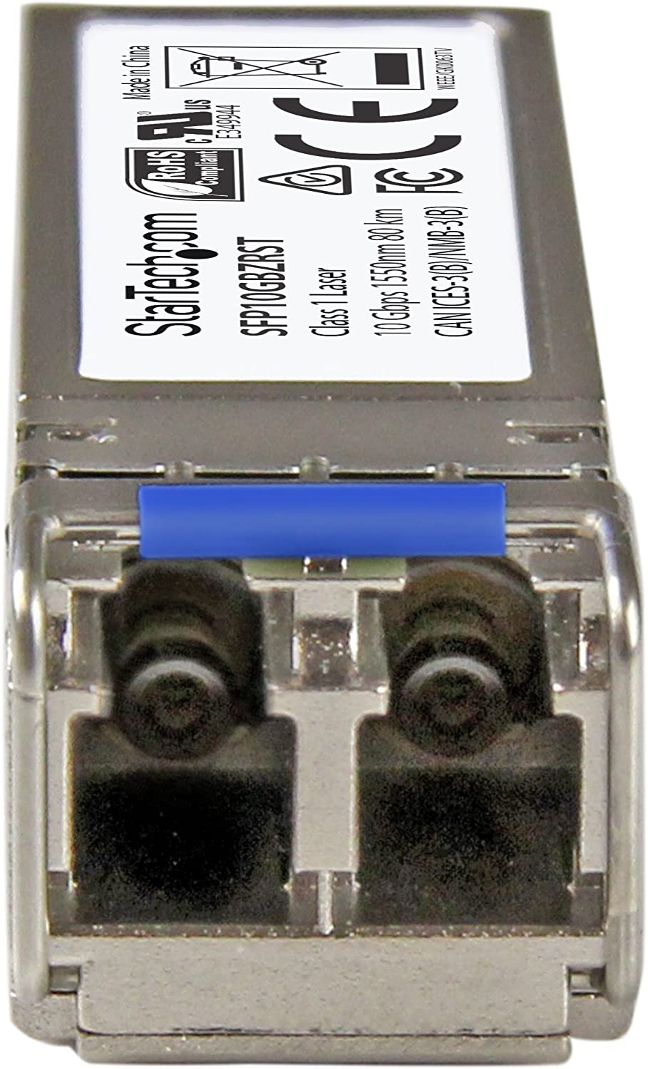 StarTech.com MSA Uncoded Compatible SFP+ Module, 10GBASE-ZR, 10GbE Single Mode Fiber (SMF) Optic Transceiver - Image 3