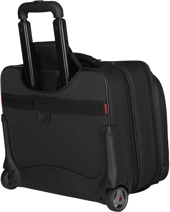 Wenger 600661 POTOMAC 17 Inch 2-Piece Business Wheeled Laptop Briefcase, Padded laptop compartment with Matching 15.4 Inch Laptop Case in Black {23 Litre} - Image 4