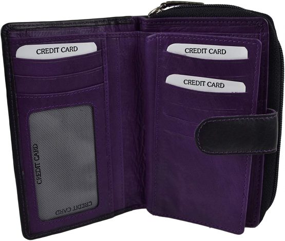 Golunski Ladies Medium Smooth Leather Zipped Purse/Wallet Zen Collection - Image 4