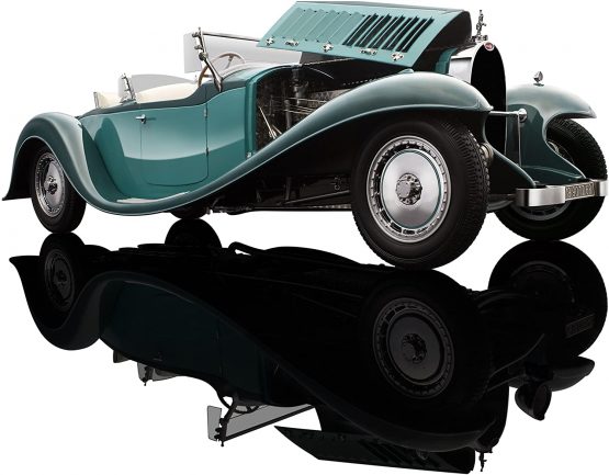 Bauer Exclusive Model Car 1: 18 BUGATTI ROYALE Roadster Esders 1932: MedMod with Doors and Bonnet to Open Model – Green (1990TZ68) - Image 3