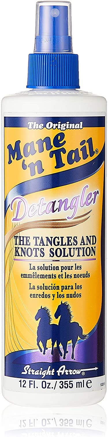 Mane ‘n Tail Detangler Spray - The Tangles and Knots Solution, Reduce Frizz, 355 ml (Pack of 1), Clear