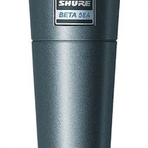 Shure BETA 58A Supercardioid Dynamic Vocal Microphone,Silver