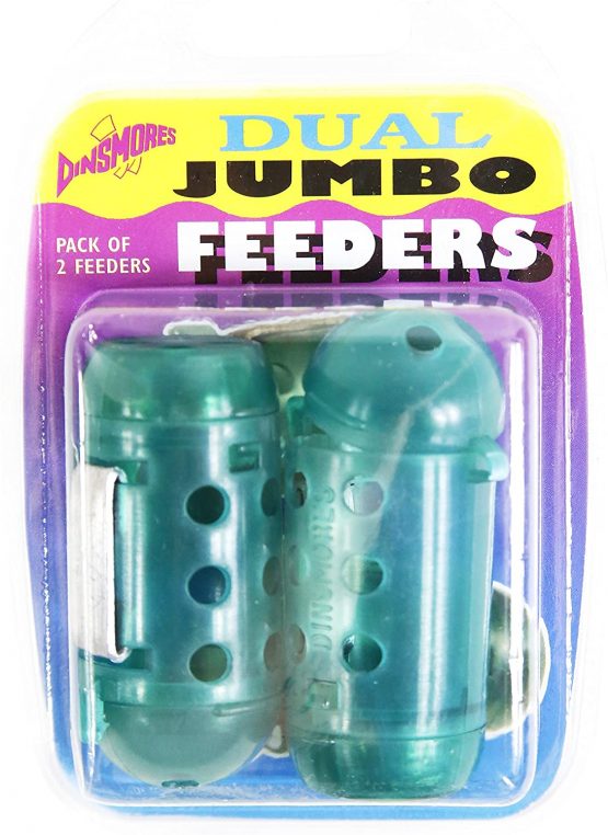 Dinsmores Jumbo Dual Swimfeeder (Pack of 2) - Green, 42 g