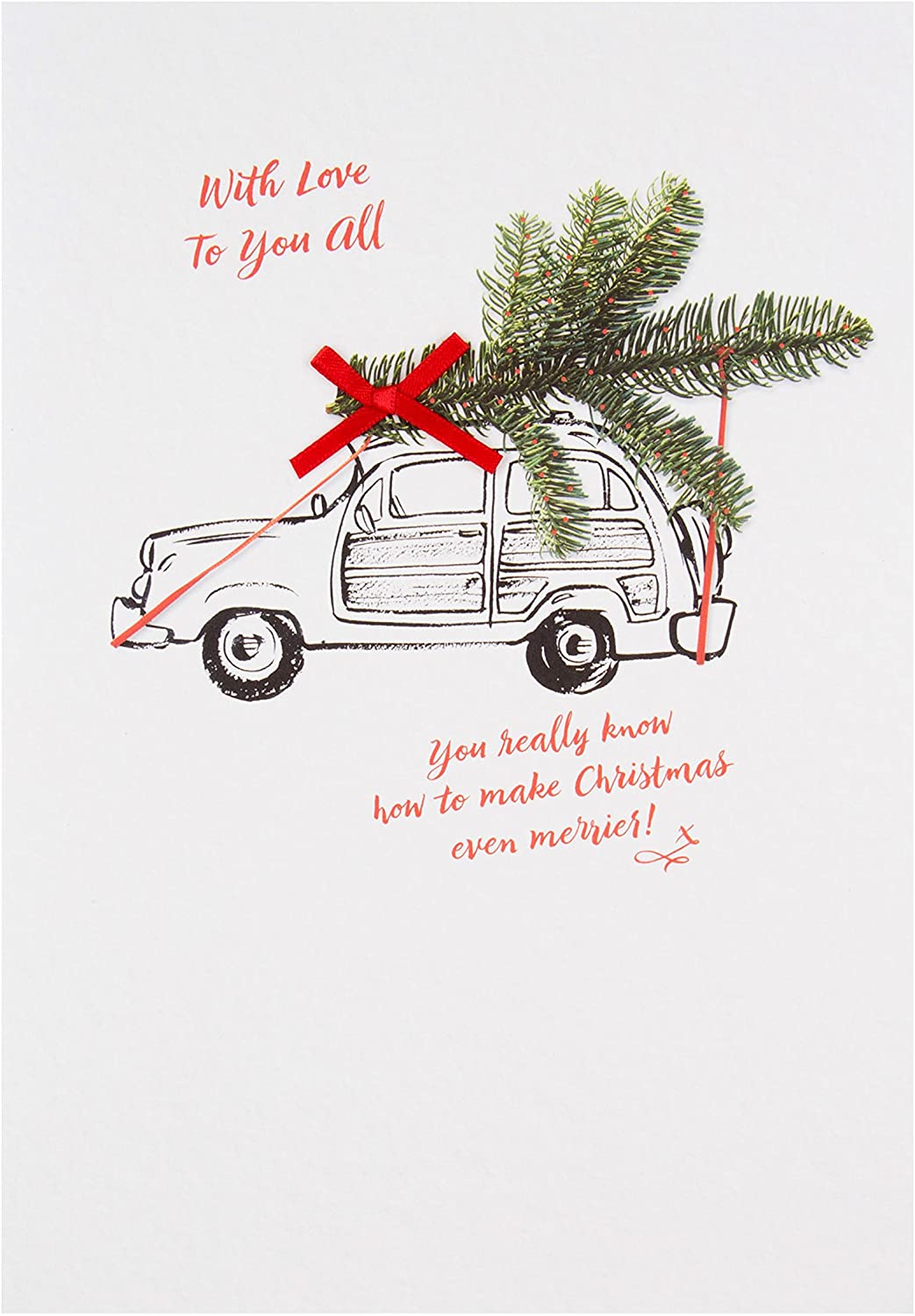 Hallmark Medium to All "Happy Celebrations" Christmas Card