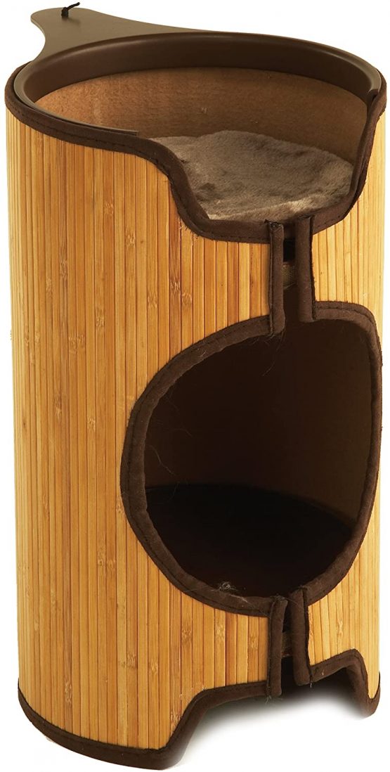 Rosewood Bamboo Cat Tower