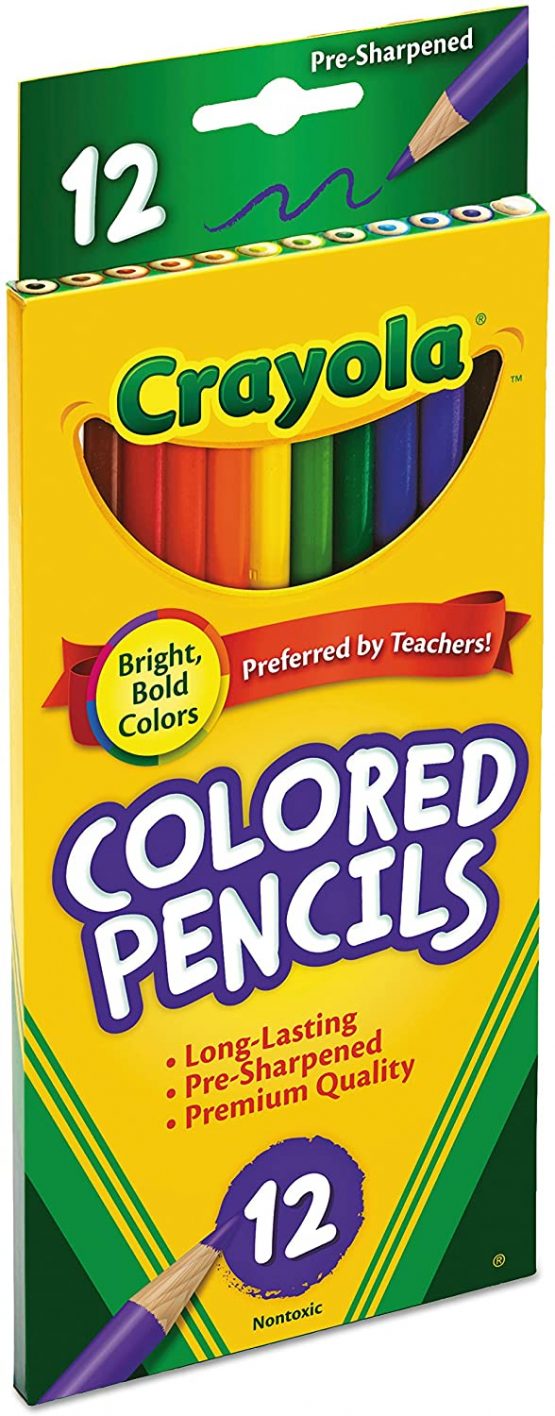 Download Crayola 68-4012 Colored Pencils, 12-Count, Pack of 1 ...