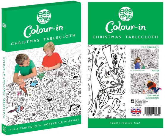 EggNogg Christmas Colour-In Tablecloth - Image 3