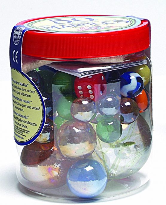 House of Marbles Tub of 50 Marbles - Image 2