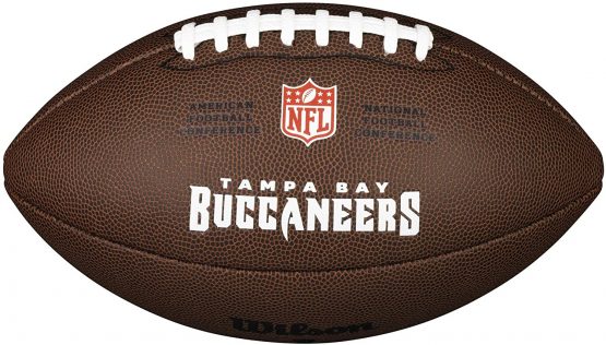 Wilson Sporting Goods NFL Team Logo Composite Football, Official - Tampa Bay Buccaneers - Image 2