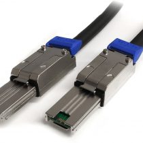 StarTech 3m External Mini SAS Cable - Serial Attached SCSI SFF-8088 to SFF-8088 - 2x SFF-8088 (M) - TAA Compliant - 3 meter, Black (ISAS88883)