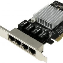 StarTech 4 Port PCIe Network Card - RJ45 Port - Intel i350 Chipset - Ethernet Server / Desktop Network Card - Dual Gigabit NIC Card (ST4000SPEXI)