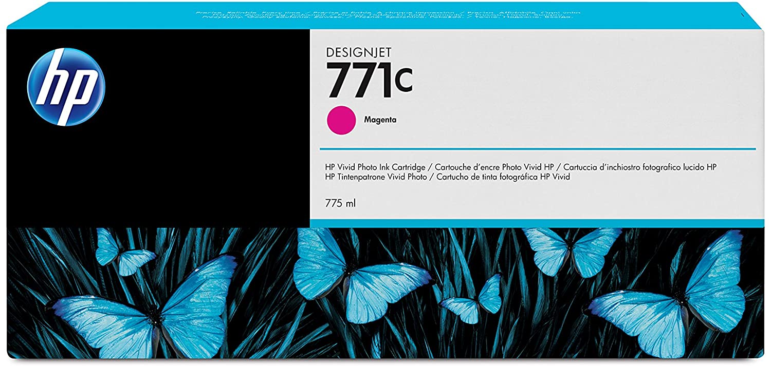 HP 771C - B6Y09A - 1 x Magenta - Ink cartridge - For DesignJet Z6200, XL - Image 2