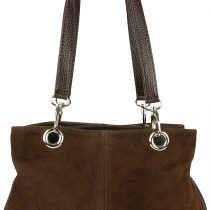 Girly Handbags Italian Suede Leather Shoulder Bag