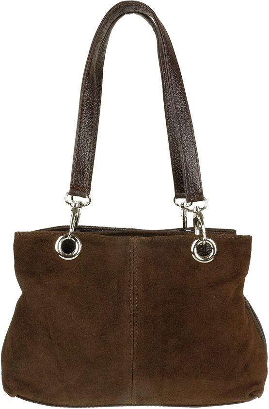 Girly Handbags Italian Suede Leather Shoulder Bag