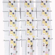 TWINCO - A4 15 Compartment Literature Holder, Silver