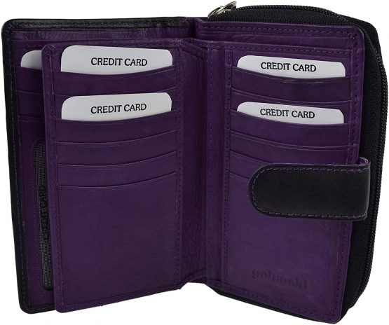 Golunski Ladies Medium Smooth Leather Zipped Purse/Wallet Zen Collection - Image 3