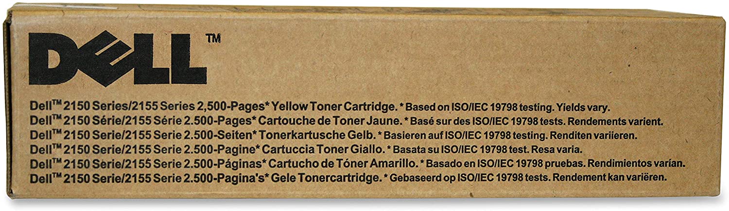 Dell High Capacity Toner for 2150cn/cdn/2155cn/cdn Printers - Yellow, XXL